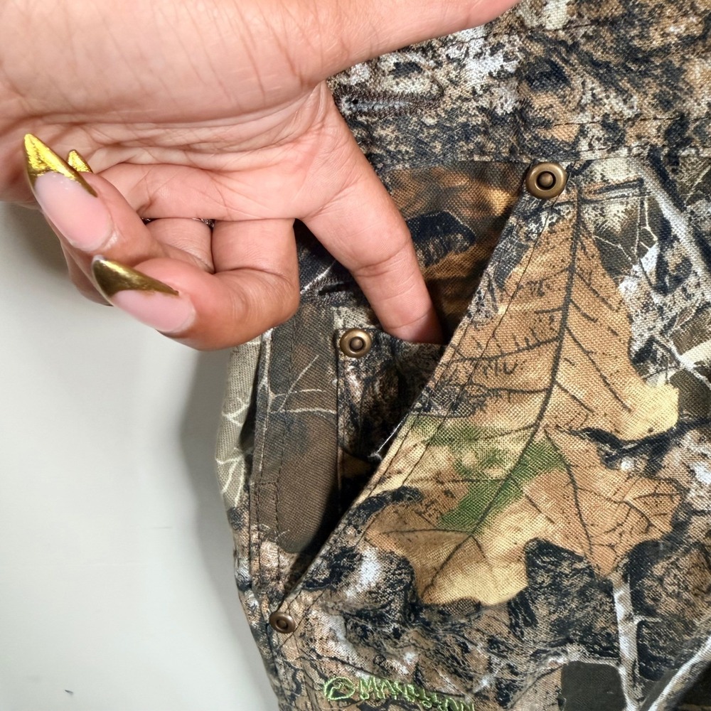Magellan Outdoors Kids XL Realtree Edge Camo Hunting Bib Overall Gorpcore Rustic - Picture 7 of 13